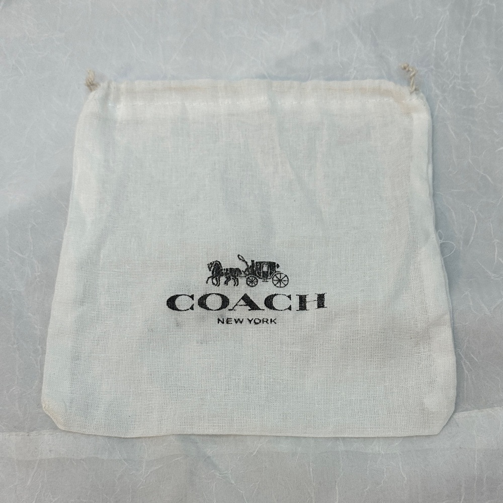 Coach White Dust Bag